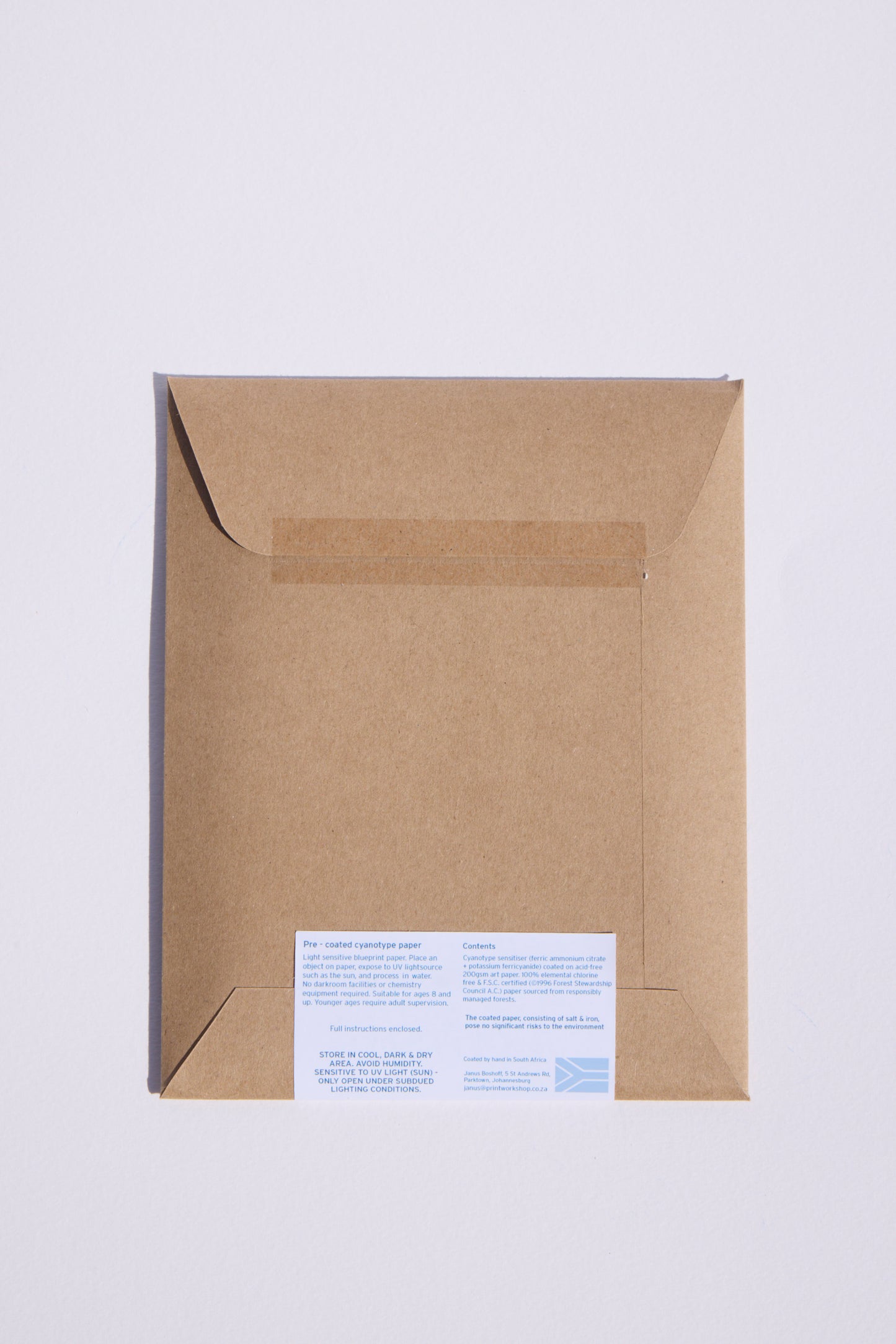 Cyanotype Photogram Paper